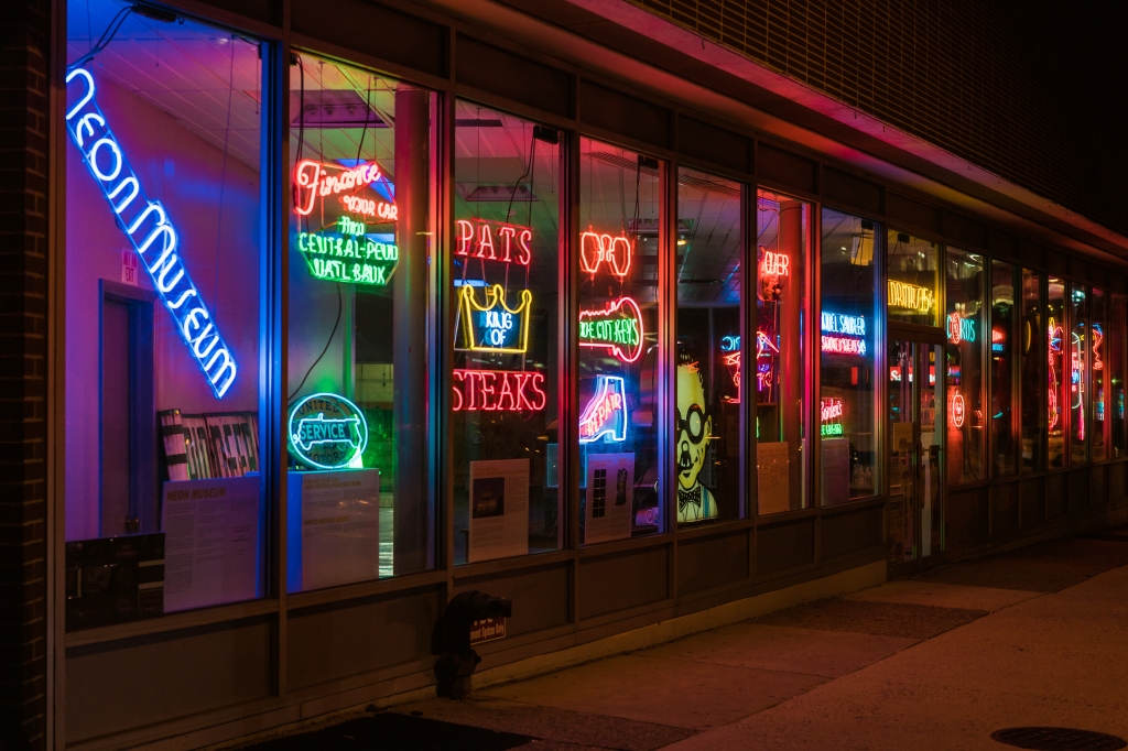 Neon signs from Davidson's collection